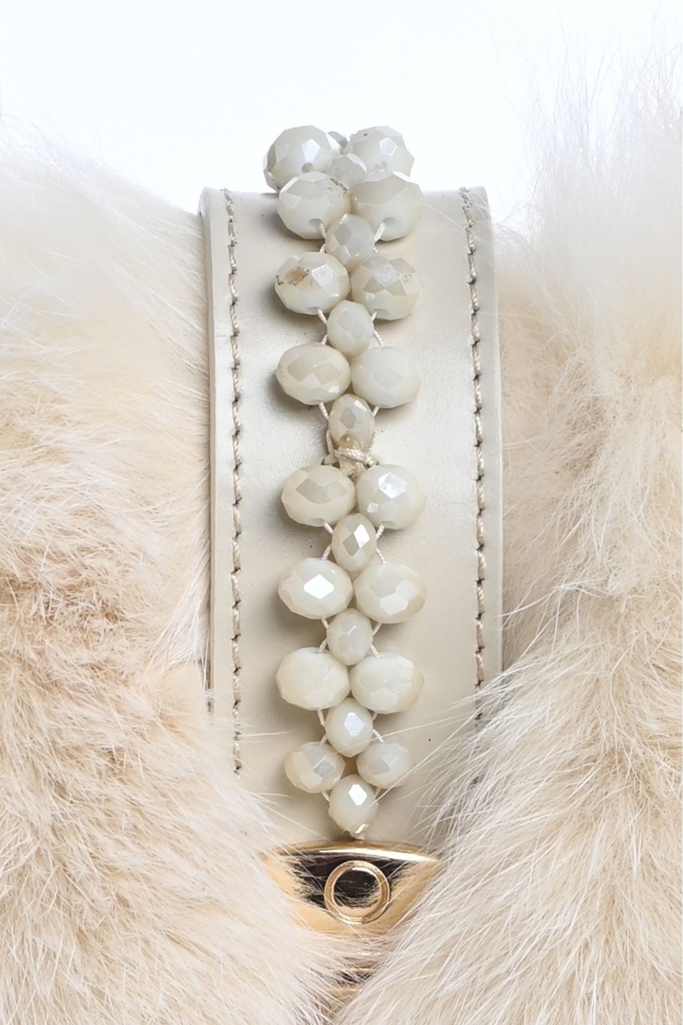 Fur and Leather Mini Bag - Phone Case