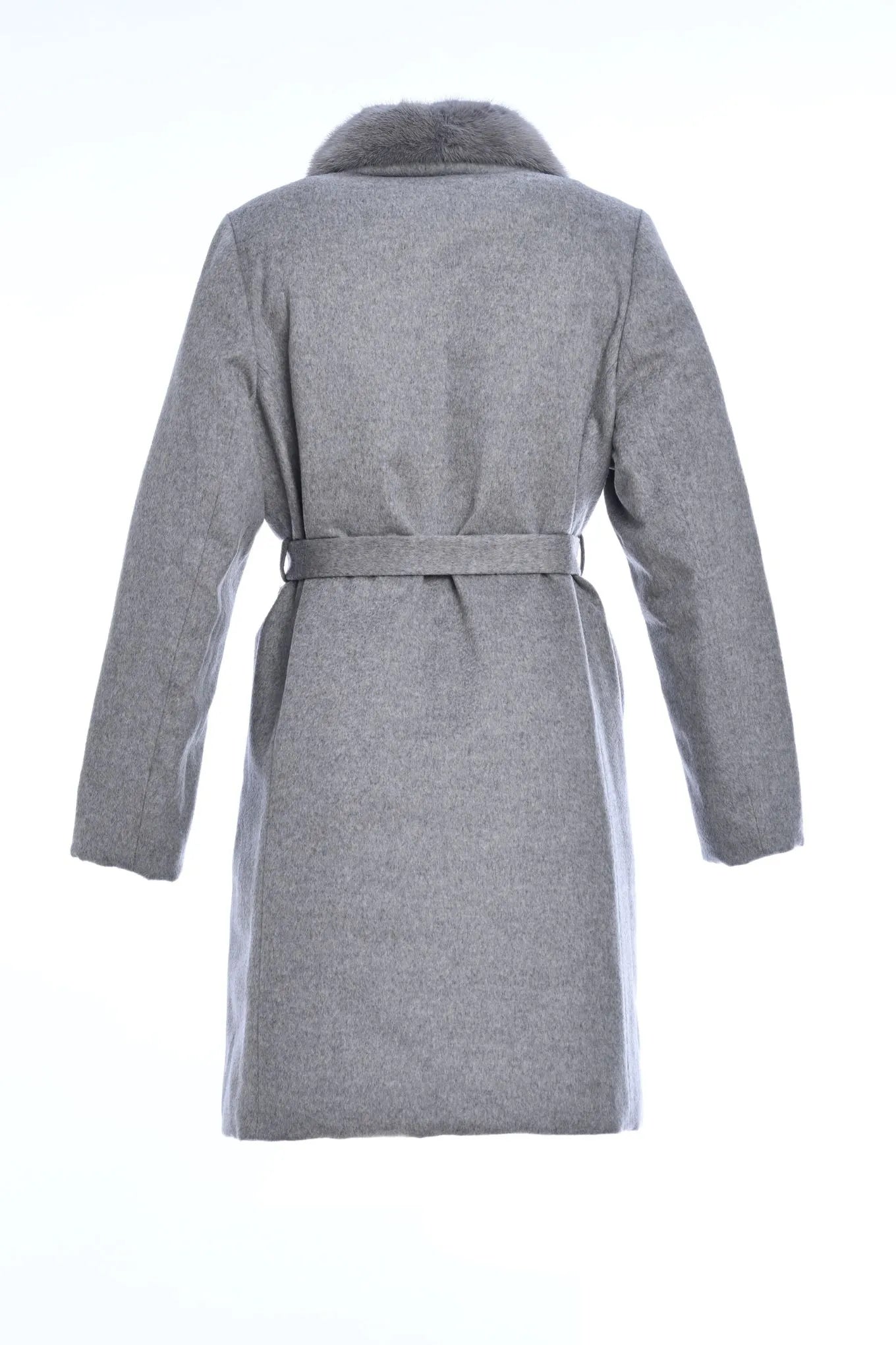 Reversible Cashmere / Down Coat back