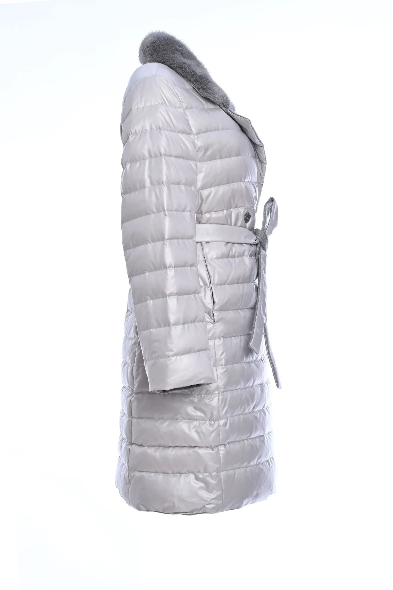 Reversible Cashmere / Down Coat side 2