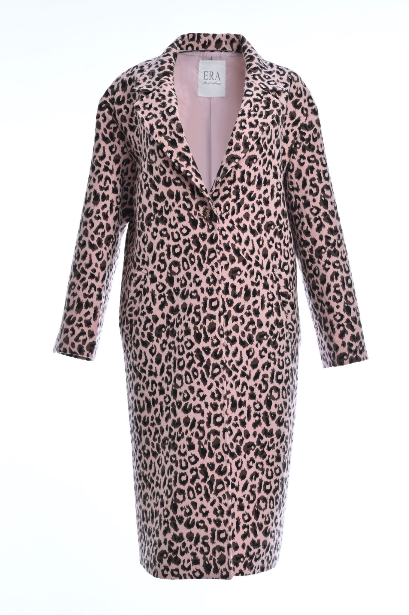 Pure Cashmere Leopard Coat