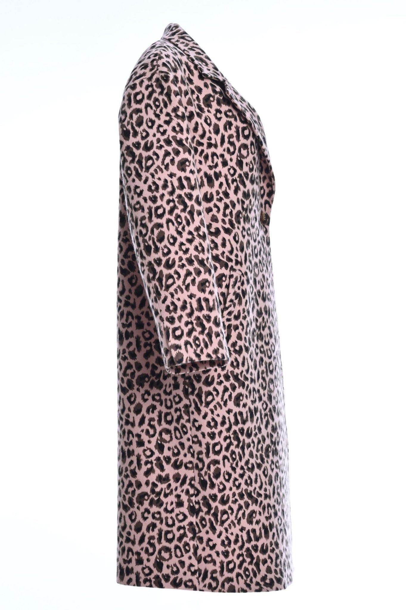 Pure Cashmere Leopard Coat