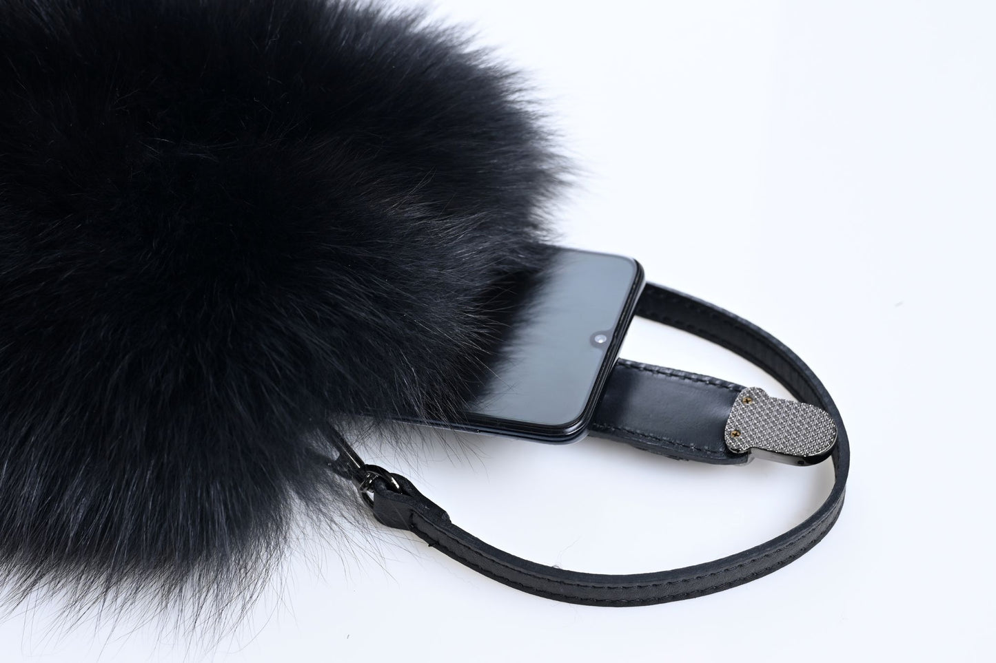 Fur and Leather Mini Bag - Phone Case 1