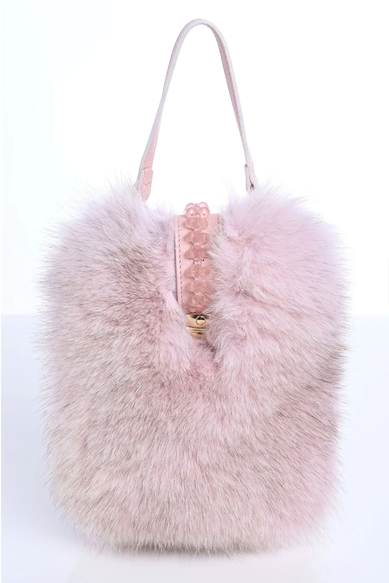 Fur and Leather Mini Bag - Phone Case