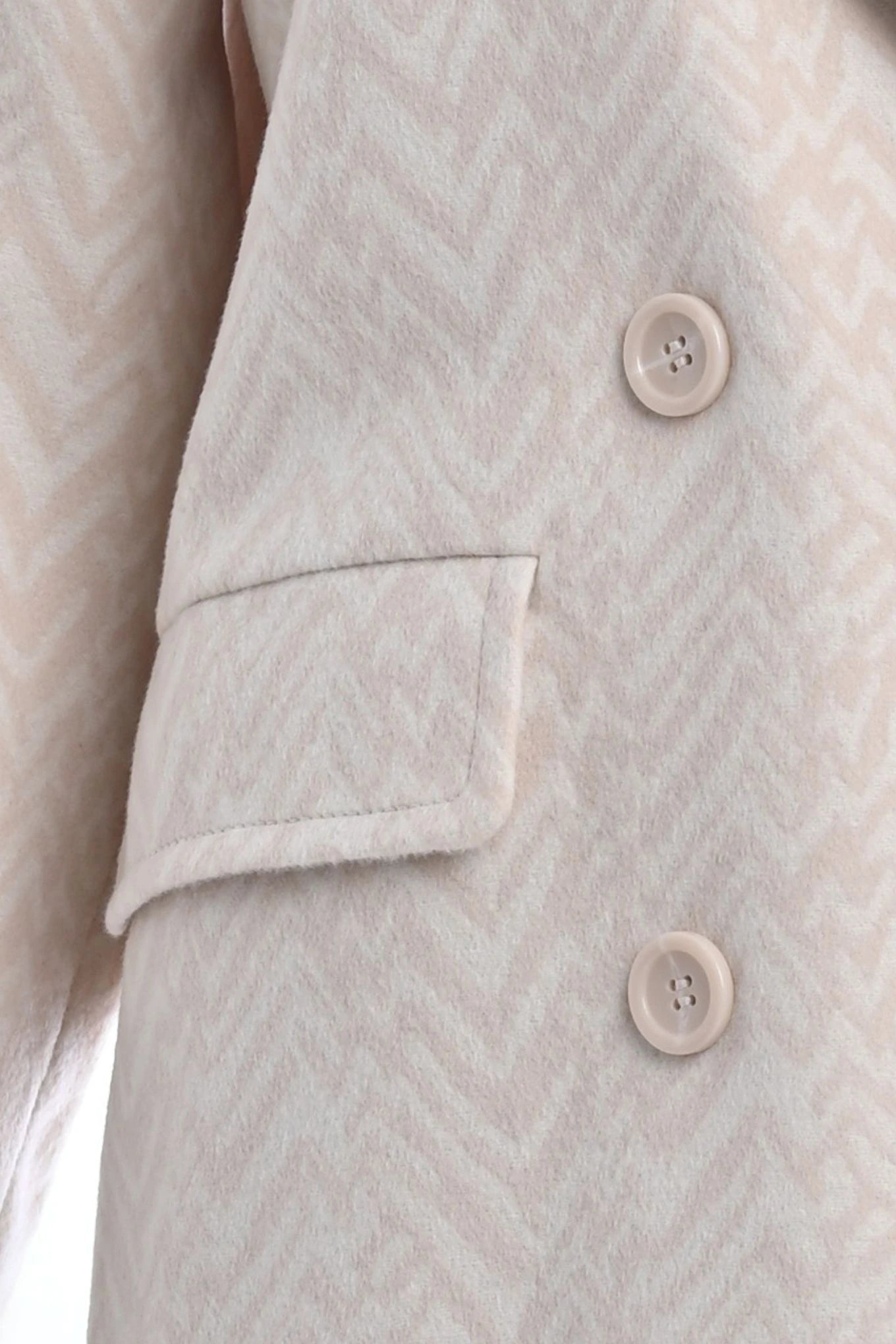 Pure Cashmere Beige Coat details