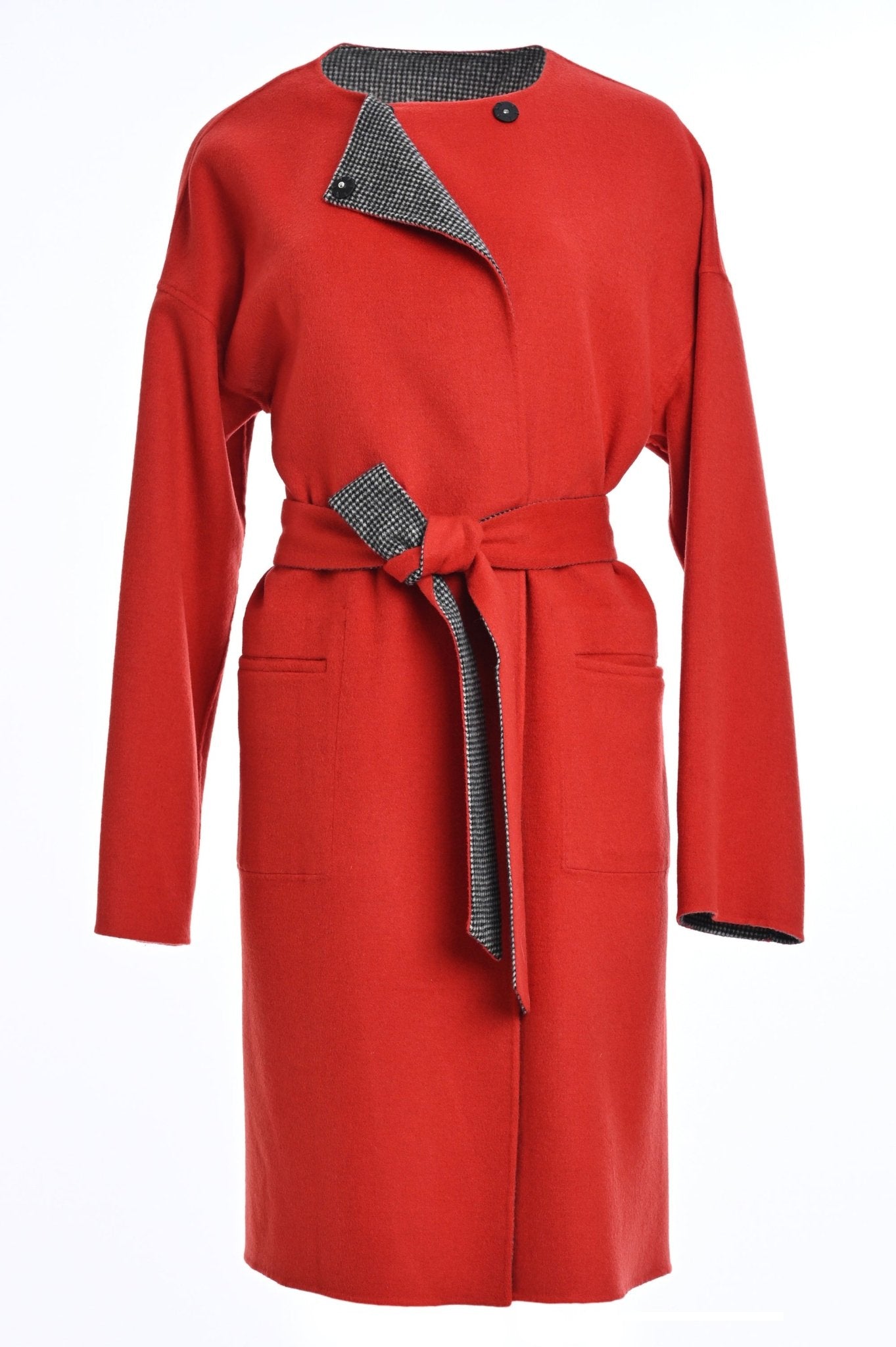 Reversible Cashmere/Wool Coat main photo red