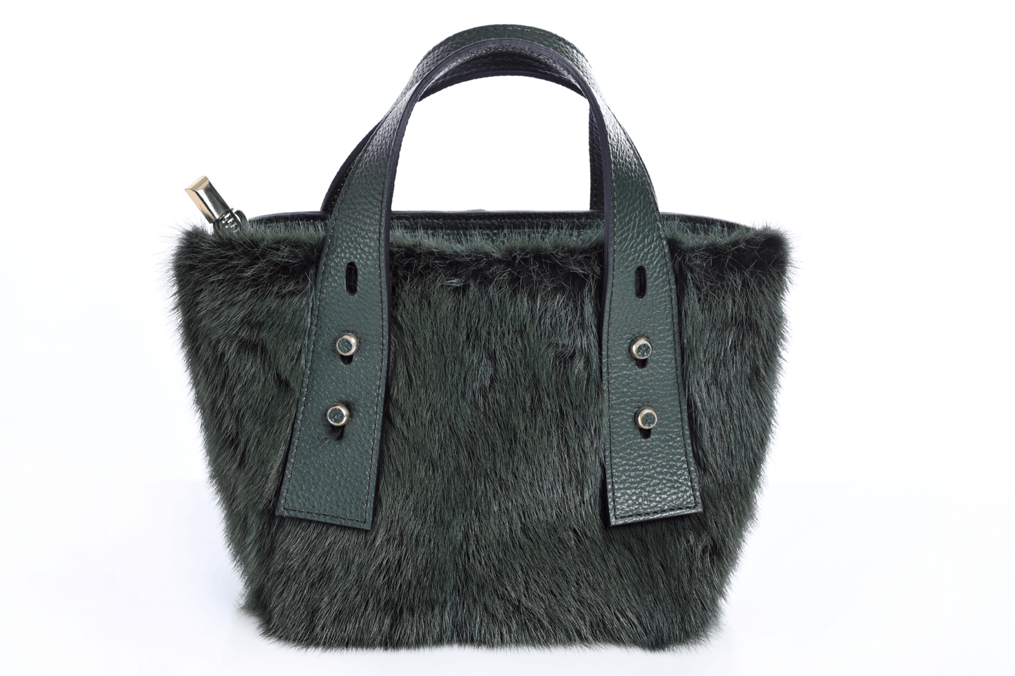 Small Mink Leather Bag